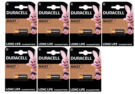 7X Duracell MN27 27A A27 8LR732 (7 Blister à 1 Batterie) 7 Batterien
