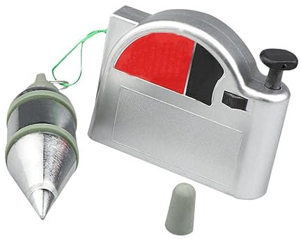 Housoutil Herramienta Martillo de Construcción Imán, Plomada Vertical Automática de 6 Metros para Carpintería, Medición Precisa, Colgante para Uso en Obra