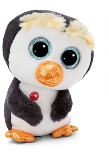 NICI Kuscheltier GLUBSCHIS Pinguin Prince Nigu 15cm grau - Stofftier aus weichem Plüsch, niedliches Plüschtier zum Kuscheln und Spielen, für Kinder & Erwachsene, tolle Geschenkidee - 48853