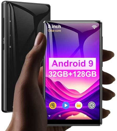 160GB MP3 Player mit Bluetooth WiFi, MECHEN 5 IPS Touchscreen 1080P Android MTK 8-Kern Streaming MP4 Player, Vorinstalliert Spotify Audible Deezer Amazon Music