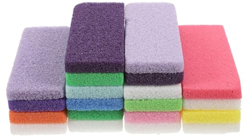 FRCOLOR Pietra Pomice i Piedi in Poliuretano, 10 Pezzi, Leggera e Resistente, Rimuove la Pelle Morta, per Saloni e Centri Pedicure