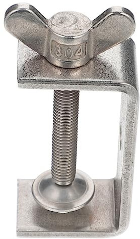 AUTSUPPL Steel Wide Jaw C-clamp 47mm Opening, Adjustable 15-43mm Woodworking Tiger Clamp for Carpentry and Building Supplies