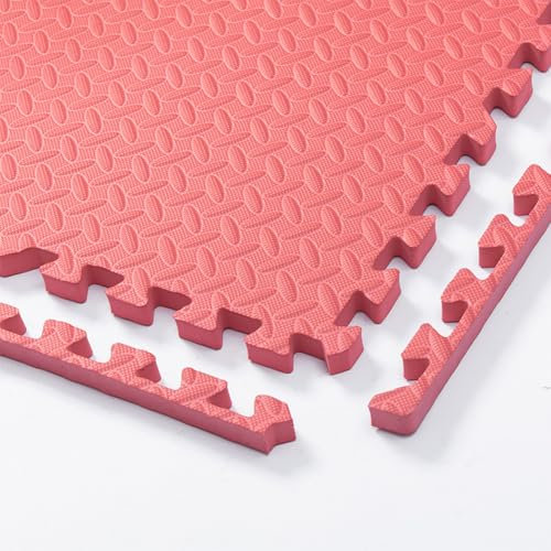 30 x 30 cm Schaumstoff-Puzzle-Spielmatte, 10er-Pack ineinandergreifende Bodenfliesen für das Fitnessstudio zu Hause, Krabbelmatten fürs Schlafzimmer, rutschfester ineinandergreifender Teppich, weicher