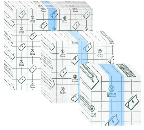 Benda Trasparente Impermeabile,40 Pezzi Cerotti Elastici Di Fissaggio, Pellicola Protettiva per Tatuaggi, Nastro Medico Adesivo per Sport e Doccia（10 × 10cm,15 × 12cm,5 × 5cm）