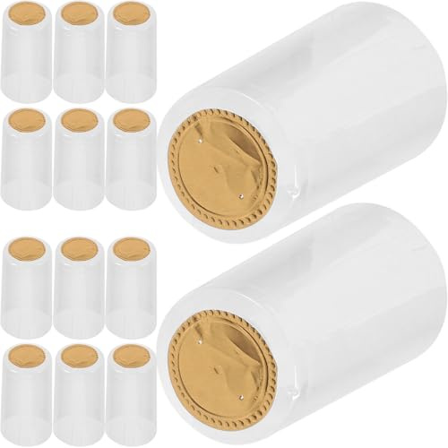 Cabilock Lot de 100 Capsules Thermorétractables en PVC pour Bouteilles de Vin, Idéales pour La Maison Et Les Croisières (6 X 3,5 X 3,5 Cm)