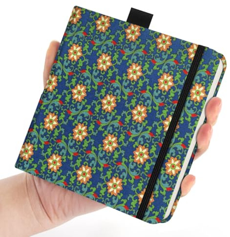 Watercolor Art Sketchbook,5 x 5 inches Portable Hardcover Journal Sketchbook,30 Sheets 140lb/300gsm Acid-Free Drawing Paper,Travel Mixed Media Notebook for Beginners Artists,Dunhuang Texture