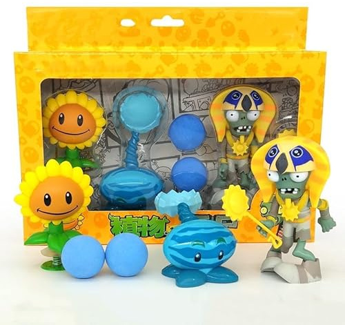 Guisantes Sagitario Dios del Sol Zombi Juguetes de Zombies de Guerra de Plantas Juguetes de Zombies Se Puede Disparar Regalos Infantiles Decoración Fiesta de Cumpleaños Figuras Juguetes para Niños 3
