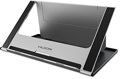 HUION ST200 Soporte Ajustable Soporte de Escritorio portátil para Pantalla de lápiz gráfico de 10-18 Pulgadas Kamvas 12/13/16, Kamvas Pro 12/Pro 13/Pro 16, iPad Pro, Cintiq 16, Wacom One