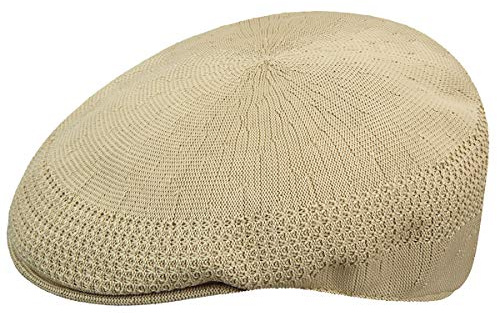 Kangol Tropic Ventair Flatcap 504 Schiebermütze Schirmmütze Herrencap Sommercap Damencap Pepe Damen/Herren - mit Schirm Frühling-Sommer