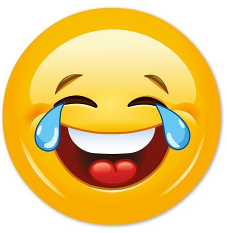 easydruck24de Aufkleber Smile Tears Ø 10 cm - kfz307