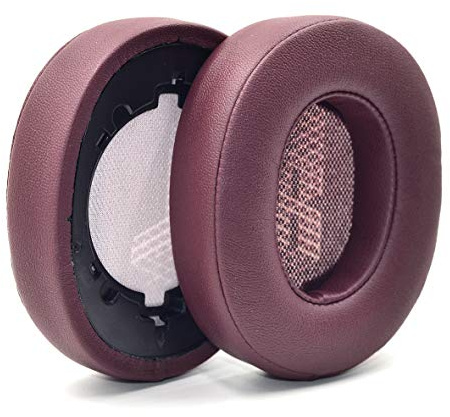 Live 500 BT Earpads – defean Ear Cushion Replacement Cover Foam Ear Pads Compatible with JBL Live 500BT Wireless Over-Ear Headphones，Ear Pads with Softer Leather, Noise Isolation Foam (Red)