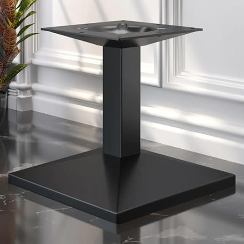 GGMMÖBEL Palma | Lounge Tischgestell | Schwarz | Bodenplatte: 45 x 45 cm | Gesamthöhe: 40 cm