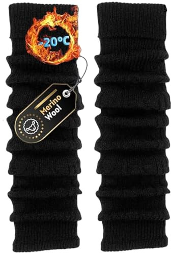 TODO Jambières Guêtres Femme en Laine - douces, souples - pour l'hiver quand il fait froid.