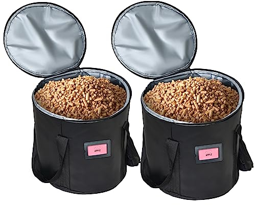 Verbesserte Pellet-Grills, 14,5 kg, bleiben trocken, Pellet-Aufbewahrungsbeutel, Behälter für Smoker-Pellets, Anti-Schock-Schaumschicht reduziert Holzpellets/Holzkohleabsplitterungen, 2 Stück