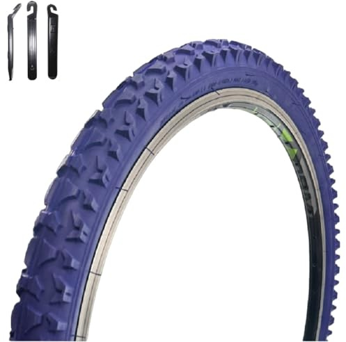 1 x Roverstone 26 Fahrradreifen Fahrradmantel Dunkelblau 57-559 (26x2,125) inkl. Reifenheber