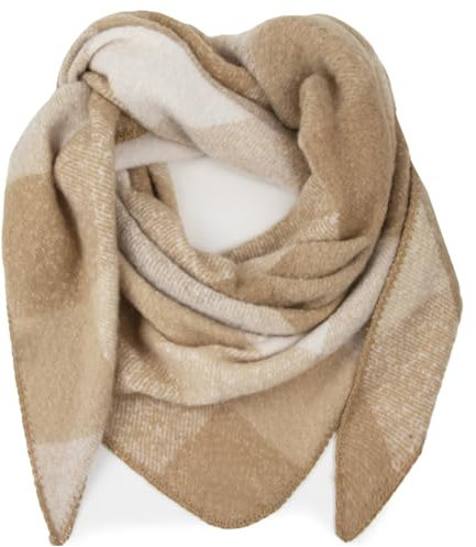 Glamexx24 Damenschal Damenhalstuch Herrenhalstuch Mehrfarbig mit Muster Winterschal sehr warm und weich XXL Schal für viele Angelegenheiten dreieckige Form