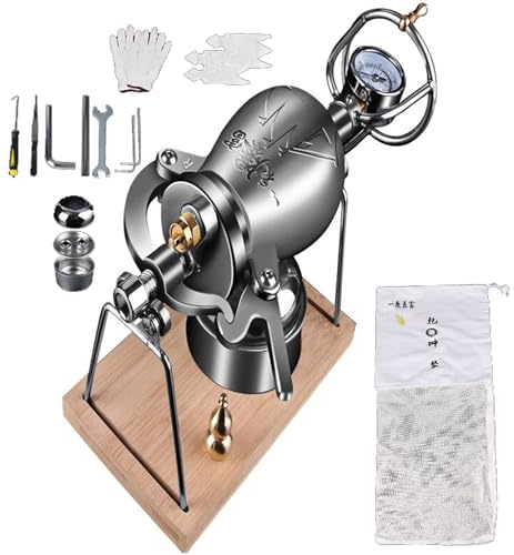 Máquina de palomitas de maíz de acero inoxidable 304, mini máquina de palomitas de maíz, pequeña máquina de palomitas de maíz para reuniones familiares y diversión