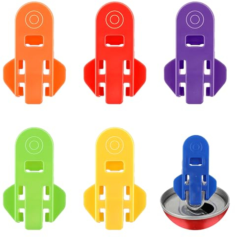 Xinjoduz 6 Piezas Cierre De Latas De Bebidas Cierre De Latas Cierre De Latas De Bebidas Para Cierre De Latas De Bebidas Abrelatas Abrelatas De Bebidas Abrelatas Manual Abrelatas De Plástico Para