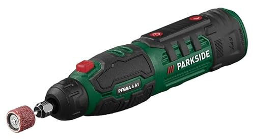 Parkside 4V Cordless Rotary Tool with Accessories & USB-C Charging Cable