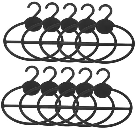 Hohopeti 10stücke Teiliges Drehbarer Schalhalter Aus Robustem Kunststoff Platzsparender Kleiderbügel Für Schals Krawatten Und Gürtel Für Schrankorganisation Und Wohnräume