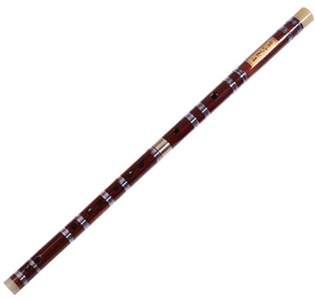 Bambusflöte Professionelle National Blasinstrument Einzeleinsatz-Bambusflöte Aus Weißem Kupfer Zweiteilige Flöte Bitter Bamboo(F Key)