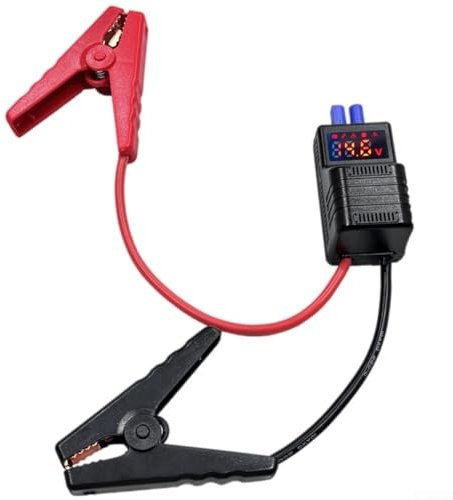 Oniissy Clip portatile per cavo di avviamento per auto, per avviatore di emergenza, per clip di batteria Smart, cavo di avviamento di ricambio per clip di collegamento della batteria dell'auto (LED