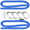 TFSZE Lot de 2 tuyau piscine,Tuyau 32mm Blanc,2 tuyaux de piscine 1,5 m, long tuyau de rechange pour piscine,avec 4 colliers de serrage métalliques und1 raccord de tuyau,Adapté à une variété de pompes