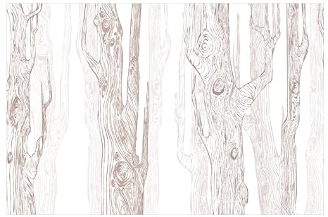 micasia Papier peint panoramique avec colle résistant aux UV forêt inodore avec motif tapisserie murale illustration salon chambre adulte 3019 (240x158cm)