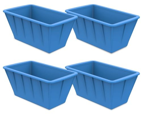 Flaroey Moldes para Cubitos de Hielo Extra Grandes, Paquete de 4 Moldes Silicona para Bloques de Hielo para Hielo, Bandejas Reutilizables para Cubitos de Hielo para Congelador