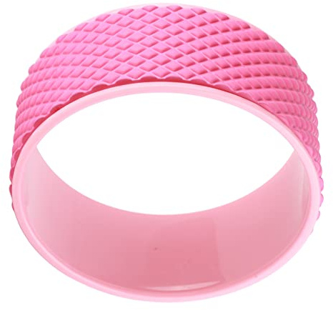 Generic Rodillo de Rueda de Yoga para Mejorar el Equilibrio y la Flexibilidad Perfecto para la Práctica de Yoga TPE PVC 12.6x4.7x12.6in