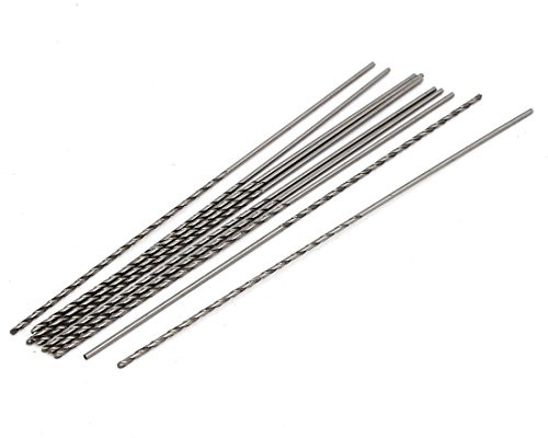 Aexit 1mm Durchmesser 100mm Länge HSS Zylinderschaft Spiralbohrer Bohrwerkzeug 10 Stücke (87862ab97cdf13399171470c2733a12a)