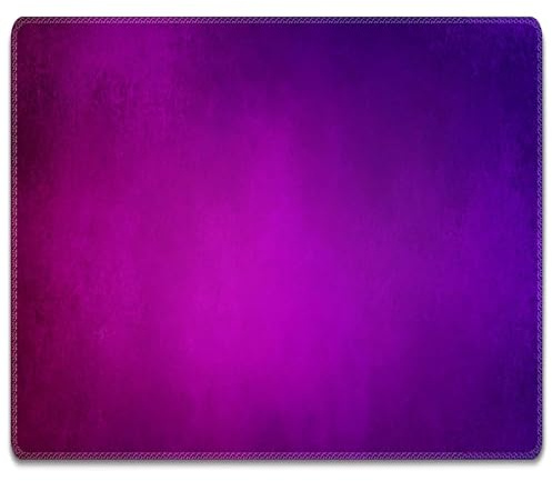Silent Monsters Mouse Mat Size M 14 x 10 inches / 36 x 25 cm, purple, Stitched Edges, washable & rollable Mouse Pad, Gaming Home Office Mousemat, Mousepad non-slip & quiet, Desk Mat