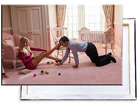 Unified Distribution The Wolf of Wall Street - 60x40 cm Kunstdruck auf Leinwand • erstklassige Druckqualität • Dekoration • Wandbild