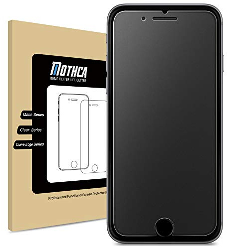 Mothca Matte Schutzfolie für iPhone SE (2022/2020), Nano-Ätztechnik | Matte folie mit Nano-Ätztechnik, Anti-Reflex Schutzglas, Anti-Glare, Anti-Bläschen, Anti-Fingerabdruck, 9H Hartglas
