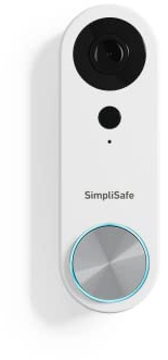 SimpliSafe Wired Doorbell,1080p - Compatible with SimpliSafe Home Security System - Latest Gen