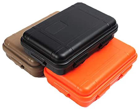 Outdoor Kunststoff wasserdichte stoßfeste Box luftdichte Überlebenskoffer Container Aufbewahrungsbox Tragebox Outdoor Survival Set Box 3pcs Survival Kits