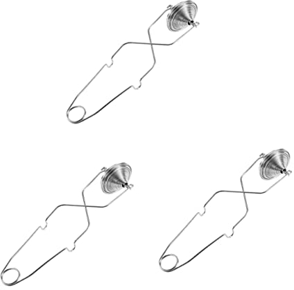 DOITOOL 3 Pièces Plumeau De Printemps Tamis De Cuisine Pour La Cuisson Saupoudreur De Sucrier Outil De Tamisage De Cuisine Tamis à Mailles Fines Nourriture Manivelle Acier Inoxydable