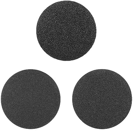 MACHSWON 3 Inch Sander Wet Dry Polishing sheet Silicon Carbide Sandpaper Hook and Loop Sanding Disc 80/120/180 Grit 30Pcs