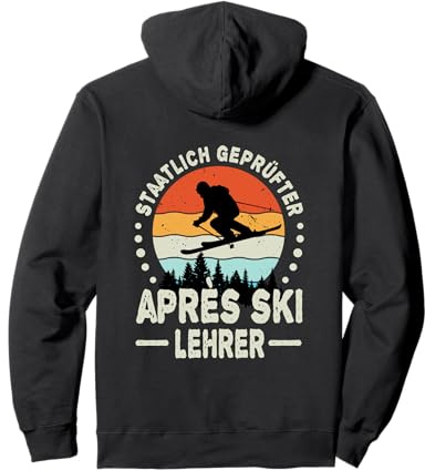 Apres Ski Lehrer im Amt | Beamter Skifahrer Apres Ski Party Pullover Hoodie