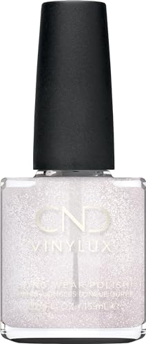 CND Smalto Vinylux Night Brilliance – semi trasparente oro glitter – n. 468 – antigraffio e ad asciugatura rapida – Gleam & Glow collection – Original CND