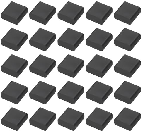 sourcing map 40pcs USB Male Port Silicone Protectors Anti Dust Cap Cover Dark Black