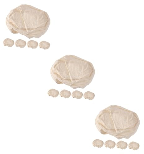 Amosfun 15 Pezzi Di Cestini Per La Lievitazione Del Pane Set Di Cestini Cestino Per Il Pane Antiaderente Cestino Per Il Pane In Stoffa Gadget Per La Cottura Del Pane Cestino Per La