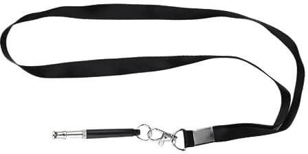 Happyyami Hundepfeife Rückruf Trainingspfeife Für Haustiere Mit Umhängeband Schwarzer Tragbarer Clicker Für Welpen Und Hunde