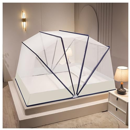 PYCJNFC Mosquitera para Cama con Dosel, mosquitera Plegable para Cama, mosquitera portátil, mosquitera para Cama, tamaño J, tamaño King