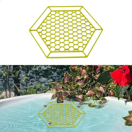 Lot de 3 îles flottantes pour abeilles, abreuvoir, point d'eau, île flottante pour abeilles, nourriture pour abeilles, bain d'abeilles, décoration de jardin (F)