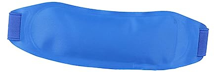 HONITANO Impacco Ghiaccio Fisico Per Febbre Con Fascia Sacchetto Gel Refrigerante Riutilizzabile Per Fronte Adulti Urti e Dolori Blu Portatile e Morbido Al Tocco
