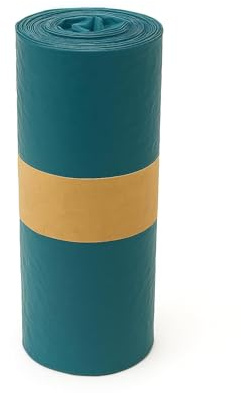 Blå soppåsar extra starka 70 µm, 240 liter - XXL soppåsar med hög hållfasthet - industriell och kontorsanvändning (blå - 10 bitar, 240 liter)