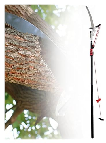 Pole Pruning Saw, Telescopic Tree Pruner, Tree Pruner Pole Extendable Limb Saw and Trimmer Working Height Extendable Gardening Tool(18FT (5.4m))