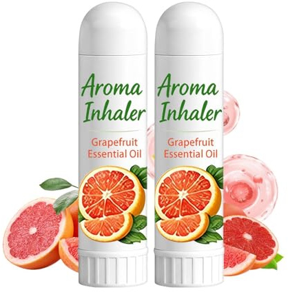 Stick Nasale Confezione da 2 Sniffer Profumati Lenitivi e Rinfrescanti | Inalante Nasale Relax per Benessere Quotidiano Adatto a Donne Uomini Adulti e Famiglie