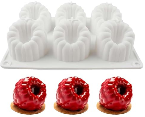 Moldes de silicona para frutas Forma 3D Frambuesa Para Decoración De Tartas
